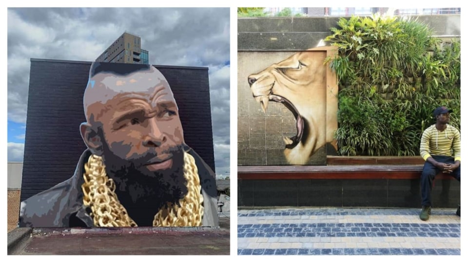 Parádní africký street art